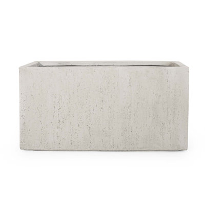 OUTDOOR LARGE SQUARE MGO PLANTER