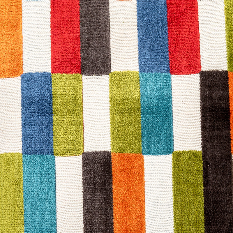 Geometric Reversible Throw Pillow, 24" x 24"