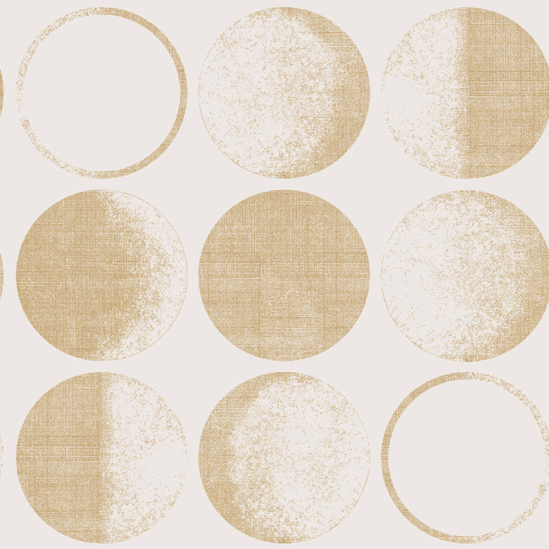 Gwendoline 16.5' L x 20.5" W Peel and Stick Wallpaper Roll, Ivory