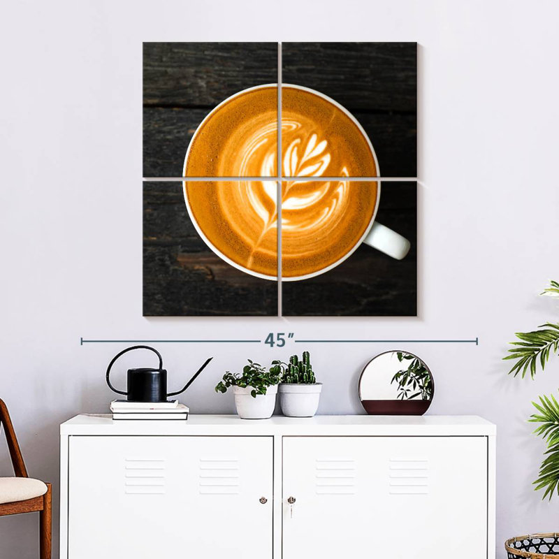 Yarlin Hot Latte Coffee, 32" H x 32" W
