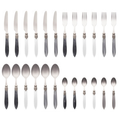 Alenka 24 Piece Cutlery Set, Service for 6
