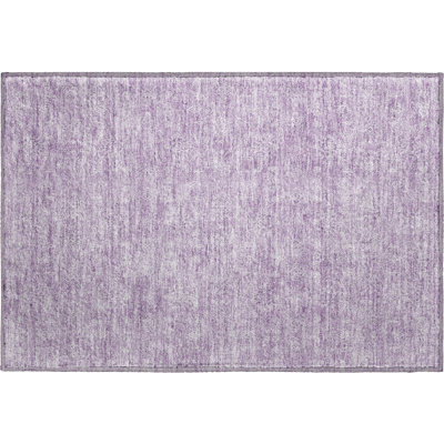 Premium Machine Washable Prisco Lavender Rug