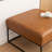 Cattibrie Leather Upholstered Square Ottoman-1863847718