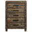 Commode de chambre 5 tiroirs Bren