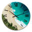 Vue aérienne de la plage tropicale VI - horloge murale nautique et côtière-396676712
