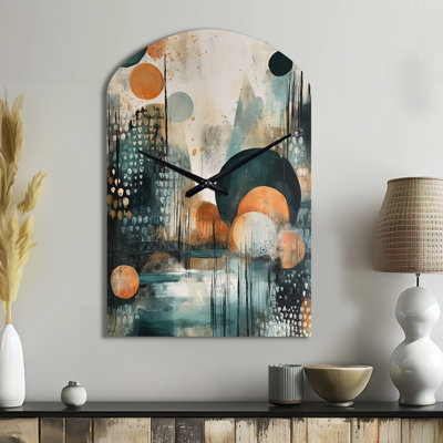 Horloge murale asymétrique en métal Buterbaugh