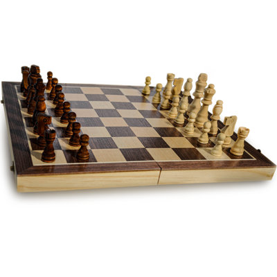 Americas Toys Project Solid Wood Chess