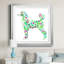 Tapisserie caniche - peinture encadrée-1950715492-1950715493