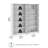 5 Shelf Bookcase - Set Of 2 Bookshelves For Living Room Or Home Office-1363746047