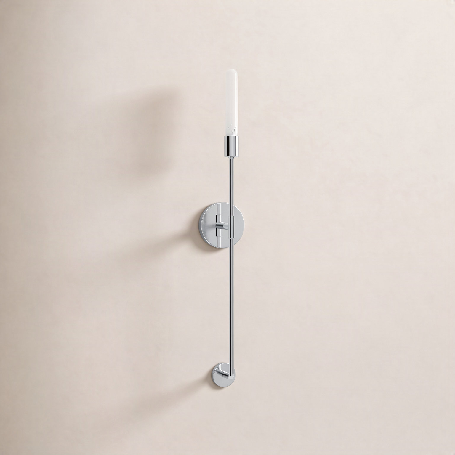 Henry Single Light Dimmable Wallchiere, Polished Nickel