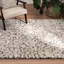 Bungalow Rose Plath Tevin Ivory/Brown Global Indoor Polyester Area Rug-116622431