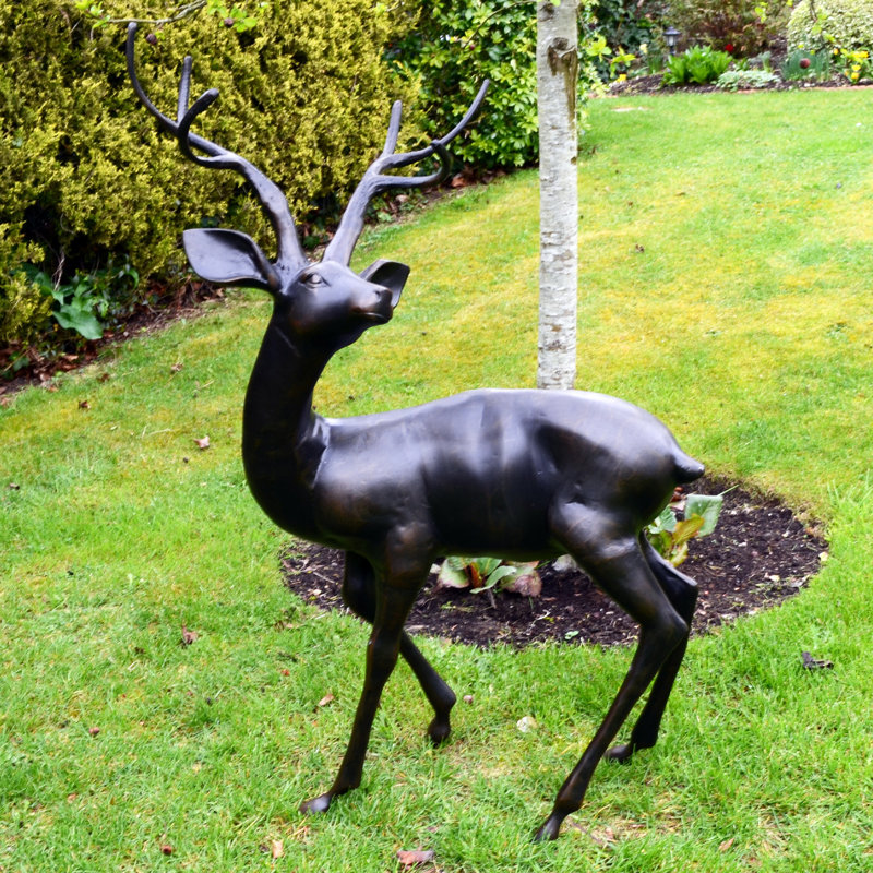 Deer Metal Garden Statue
