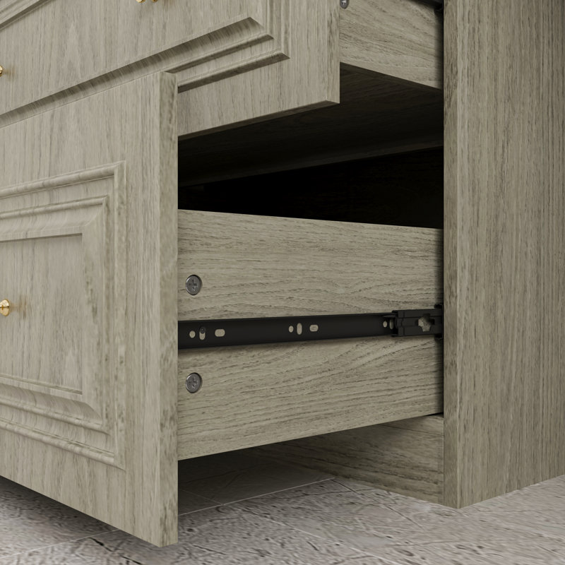 126 " W Modular Wardrobe, Natural Birch