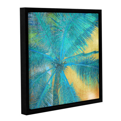 « palm tree », reproduction d’art sur toile tendue encadrée