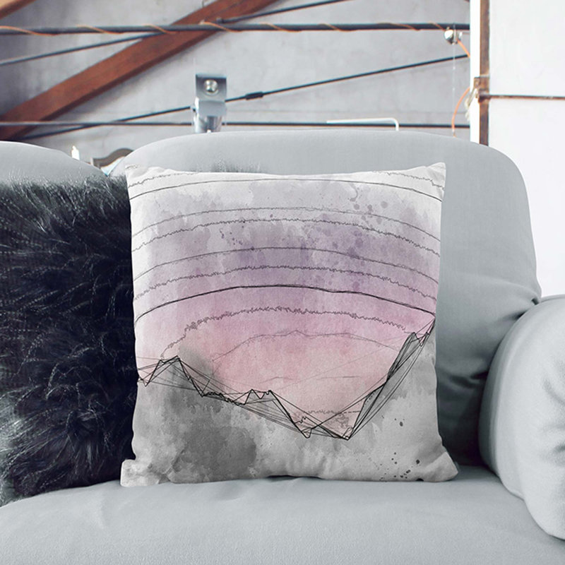 Sky at Night Cushion with Filling, 55cm H x 55cm W x 20cm D, Black