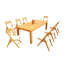 Surfliner Outdoor 9 - Piece Teak Dining Set
