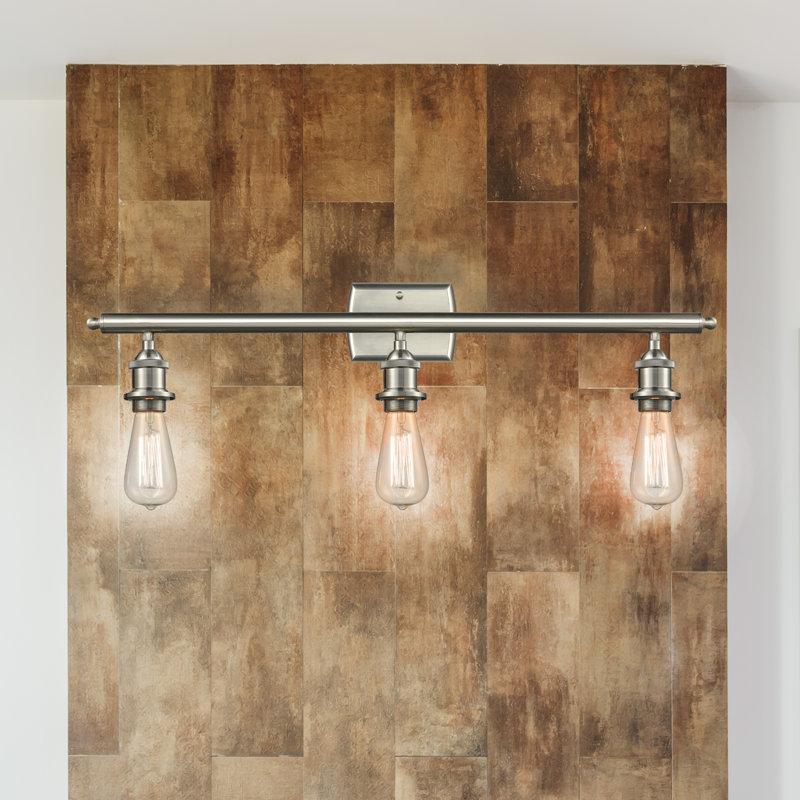 Alfonso 3 - Light Dimmable Vanity Light, Brushed Satin Nickel