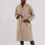 Hammd 100% Cotton Waffle Gender Neutral Mid-Calf Bathrobe with Pockets-1672021776-1672021791