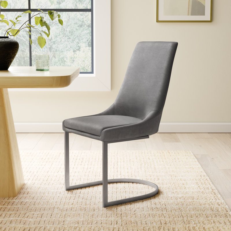 Eloise 19.5'' H Faux Leather Upholstered Side Chair