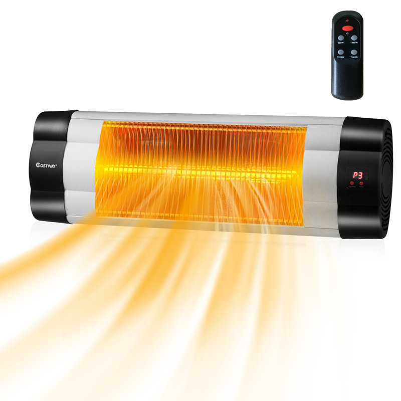 Costway 1500W Electric Wall Mounted Space Heater