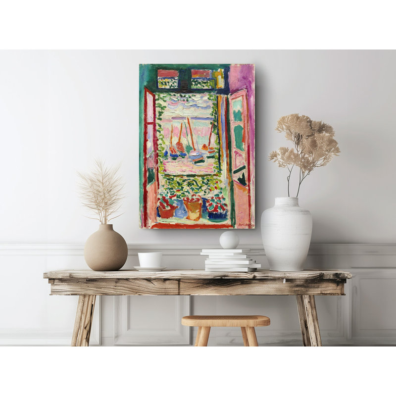 «The Open Window» par Henri Matisse, reproduction d'art moderne, reproduction sur toile, impressions sur toile