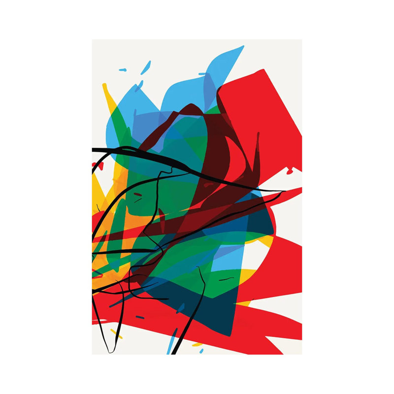 Abstract Art By Thimeo by Emmanuel Signorino - Wrapped Canvas Print, 66.04 cm H x 45.72 cm W x 3.175 cm D