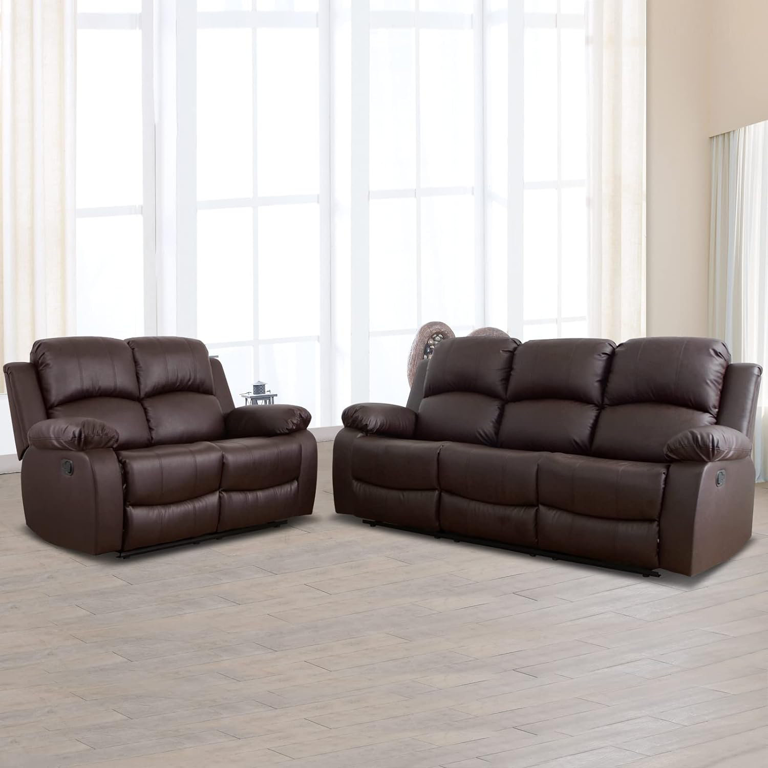 Ebern Designs Alexxander 2 - Piece Faux Leather Living Room Set | Wayfair