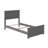 Graham Solid Wood Foundation Bed with Matching Footboard-1715052085-1695230727