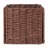 3-Pc Woven Rope Basket Set; Foldable; Walnut-1087029120