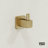VIGO Meridian 4-Piece Matte Brushed Gold Bathroom Hardware Set with 24-in Towel Bar, Toilet Paper Holder, Hand Towel Holder and Hook-124871928