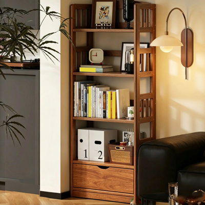 Cherry Modern Solid wood Standard Bookcase