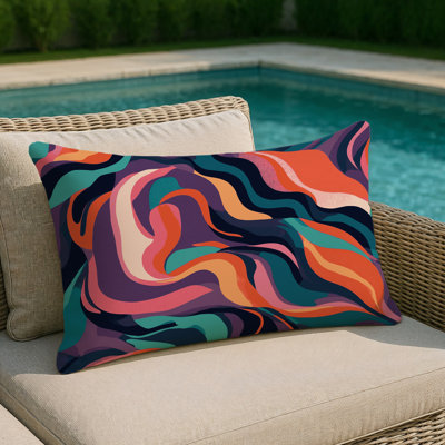 Coussin décoratif intérieur et extérieur Neon Reverb
