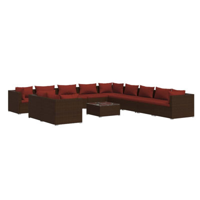 12 Piece Lounge Sofa Seating Group