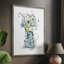 Cottage Cottage Blues II, reproduction encadrée - bois massif-411056649