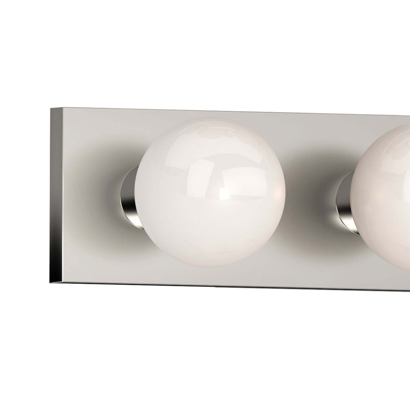Landreneau 4-Light Indoor 24"W Brushed Nickel Wall Mount Vanity Light Bath Bar, Brushed Nickel