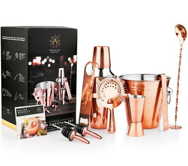 Manhattan Stainless Steel Bar Tool Set
