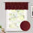 Pinch Pleat Valance for Kitchen Window Blackout Faux Linen Textured Solid Beige Valance for Living Room  Farmhouse Linen Curtain Valance Window Treatment Back Tab-101841147
