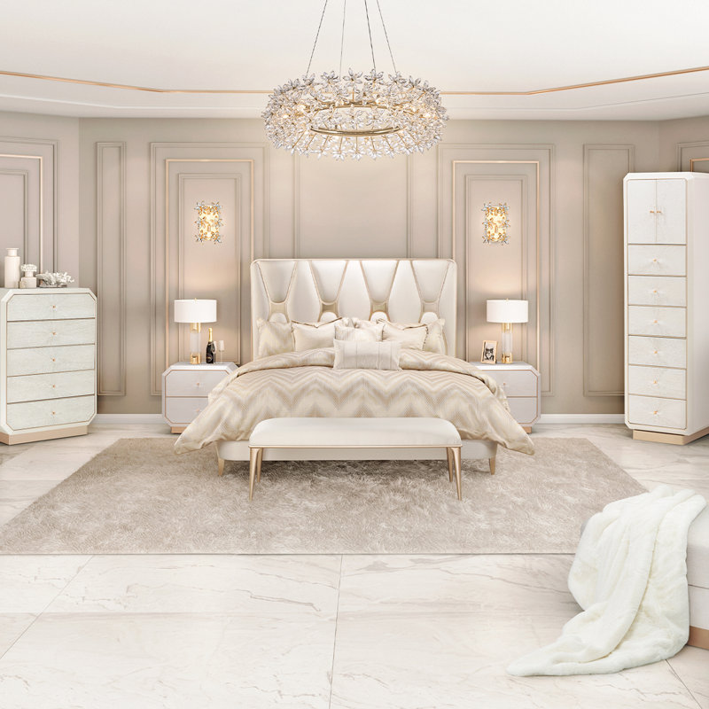 La Rachelle Upholstered Bed, Queen