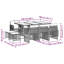 11 Piece Garden Dining Set with Cushions Poly Rattan-707654788-707654789