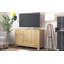 Storage Cabinet with 3 Doors, Wood Sideboard Buffet Storage with Adjustable Shelf
