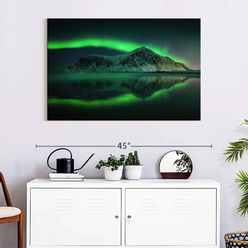 Paysage Alvord Northern Lights, H 34 po x l 51 po