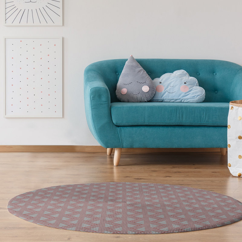 Chenille Geometric Indoor Rug, Rectangle 8' x 10'