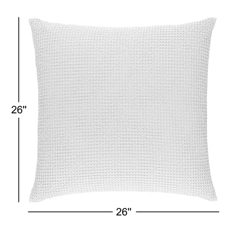Bubble Matelasse Sham, Euro, Sky