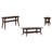  Arees 3 Piece Living Room Set w/ 1 Cocktail, End, & Sofa Table