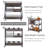 Guinna Metal Bar Cart-897302047-922270874