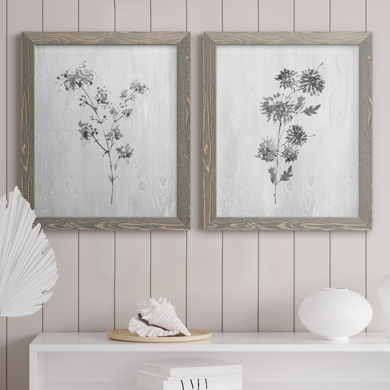 Neutre pré - peinture, H 20 po x l 17 po x P 1 po, Toile avec cadre gris, Pas de tapis