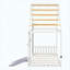 Lit simple avec glissade, bande lumineuse à DEL et panneau avant, mauve - lit plateforme en bois pour enfants-594253161