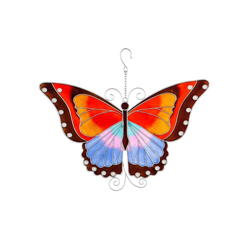 Statue de jardin à Suncatcher papillon en époxy estrith