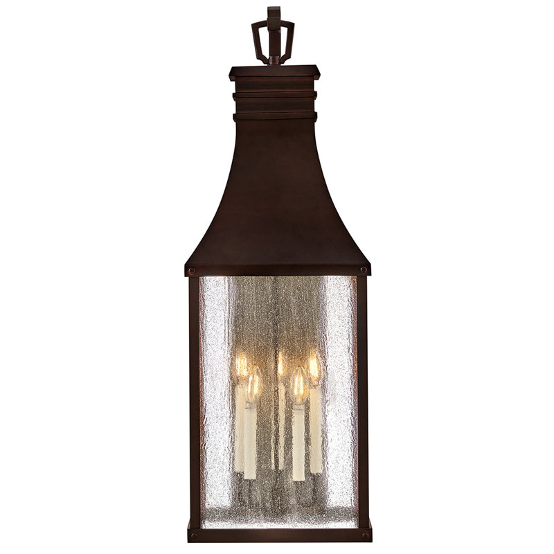 Beacon Hill 5 - Light Outdoor Wall Lantern, Blackened Copper