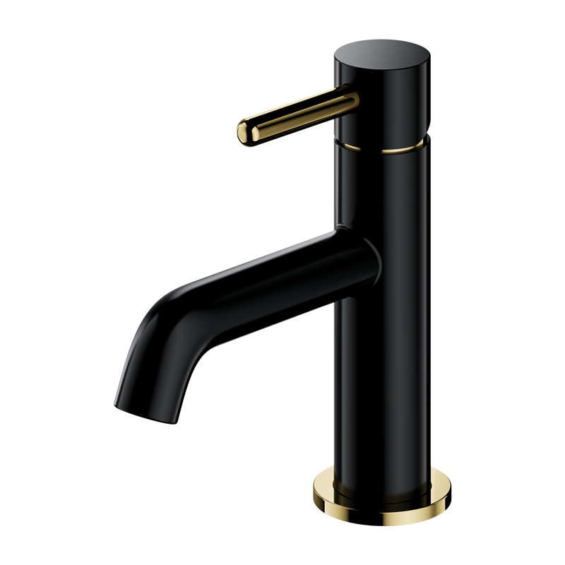 Mayday Mono Basin Mixer, Black/Gold